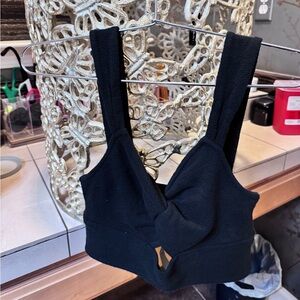 Madewell Black Knit Top